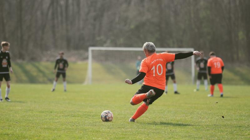 Terrain multisports et terrain de foot 