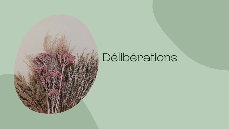 Délibérations- 16 janvier 2026