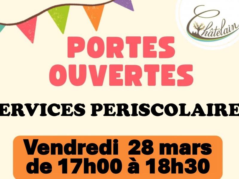 Portes ouvertes - Périscolaire - 28 mars 2025